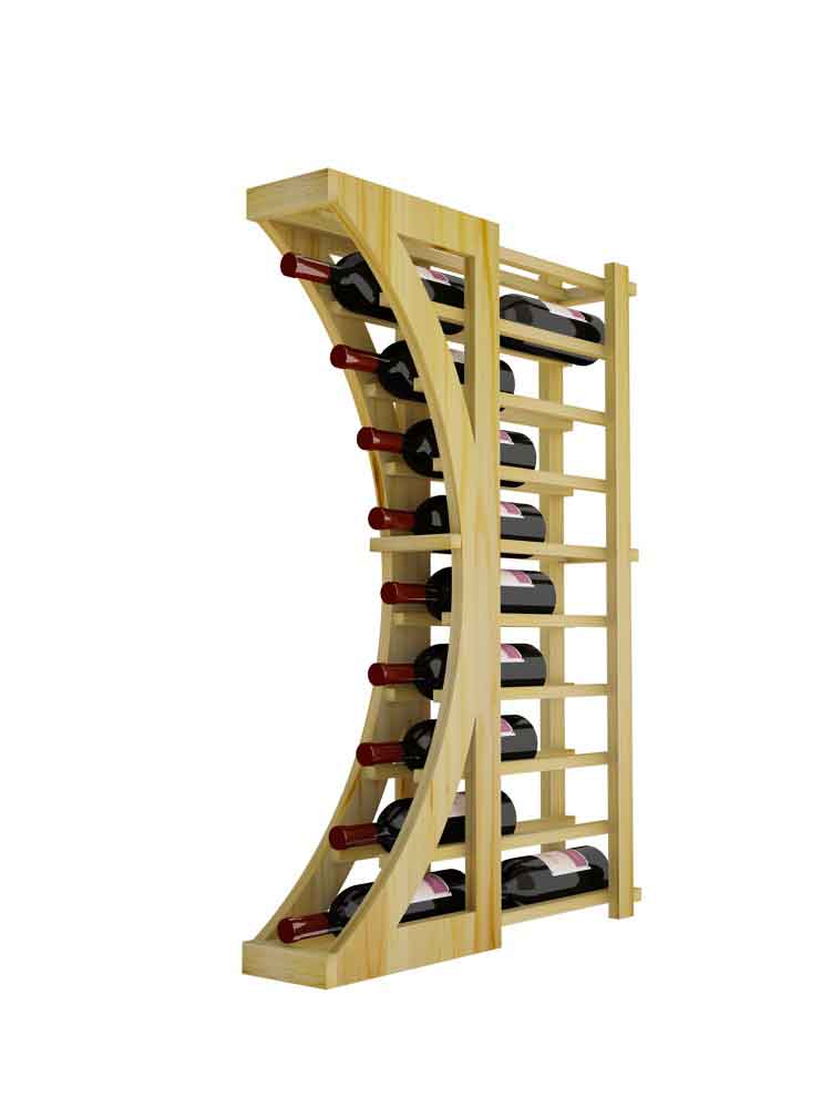 single column wine rack